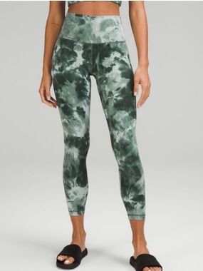 Lululemon Align Green Tie Dye 25”